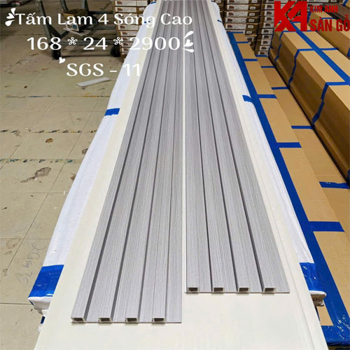 Tấm Ốp Tường Lam 4 Sóng Cao SG-11